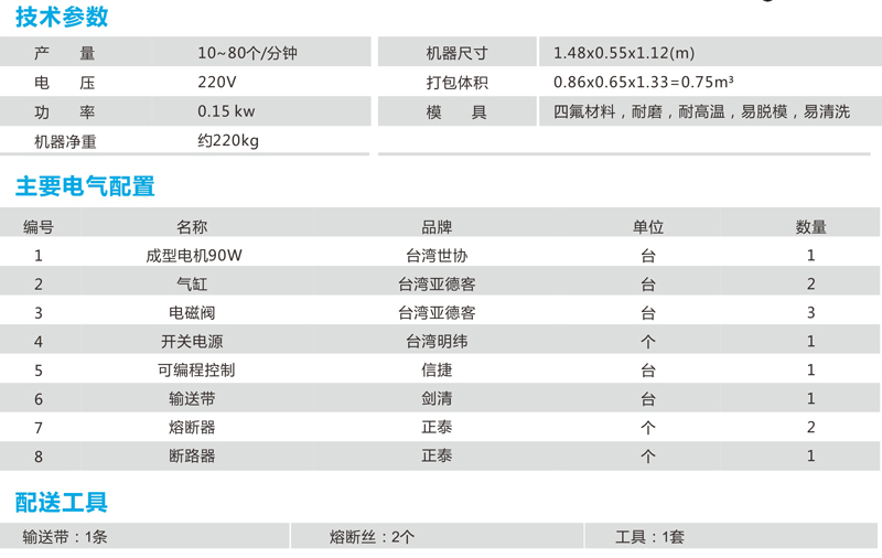 萬能打餅成型機配置